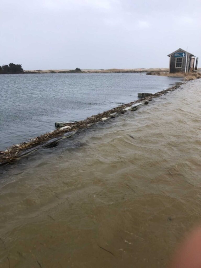 a beach with a house (MyCoast AI)