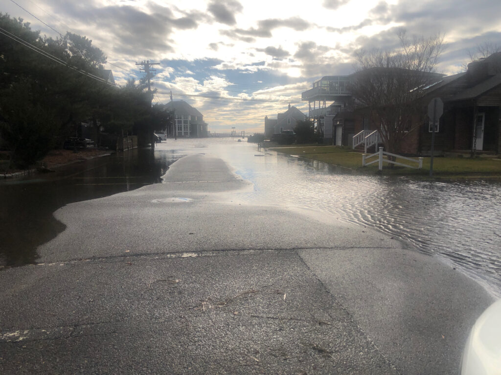 a road with houses along it (MyCoast AI)