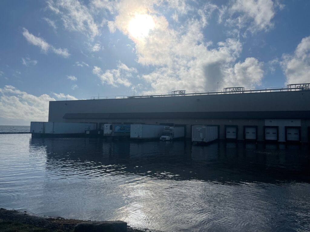 a building on the water (MyCoast AI)