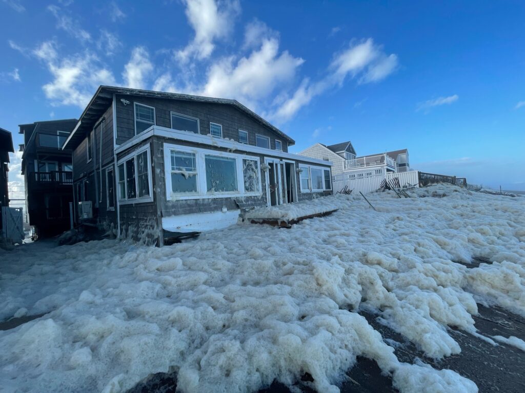 a house with snow on the ground (MyCoast AI)