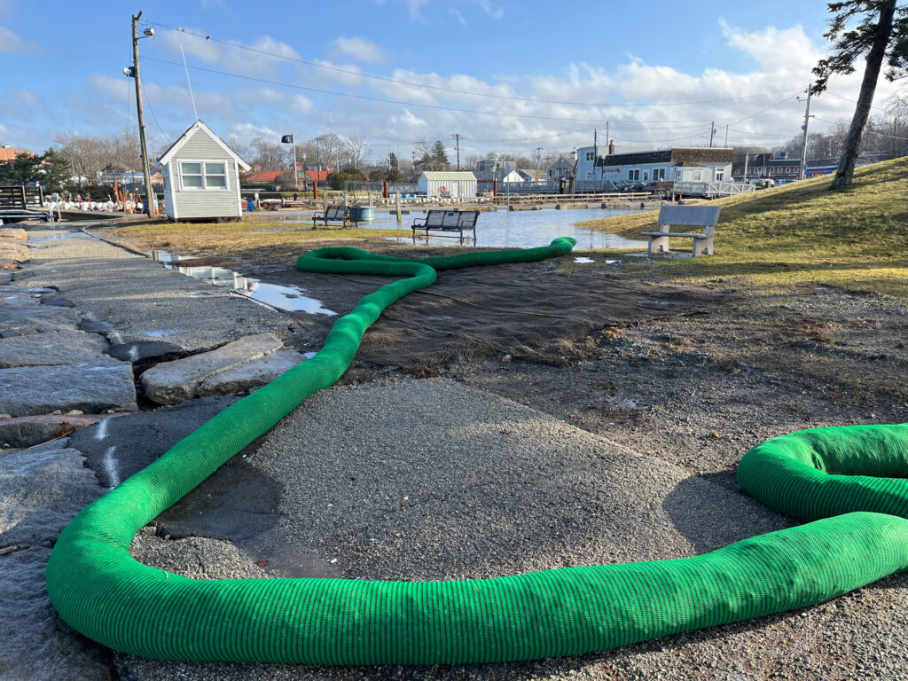 a playground with a slide (MyCoast AI)