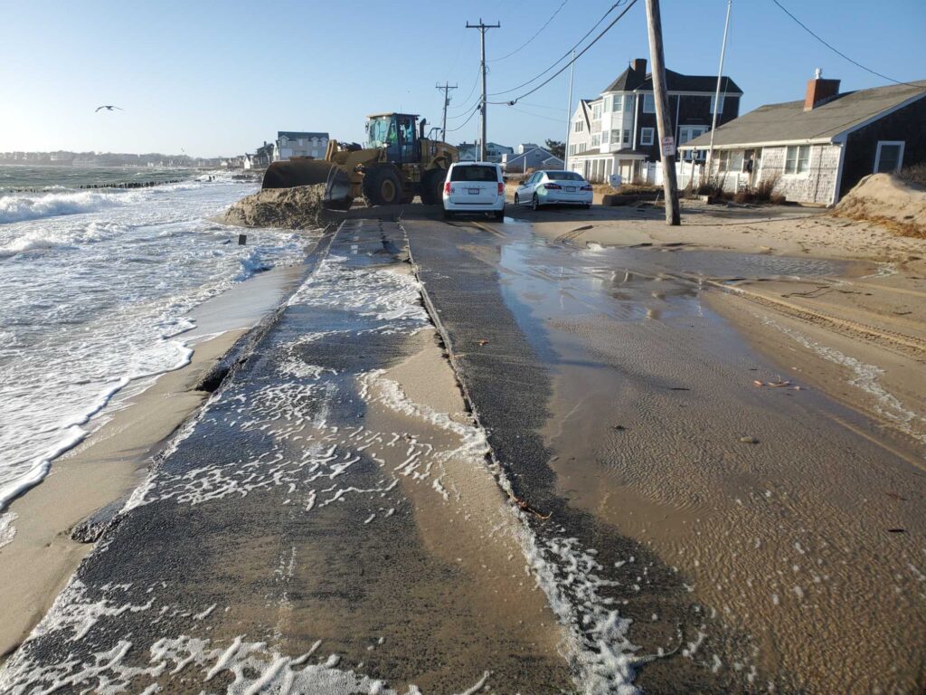 a road with water on the side (MyCoast AI)