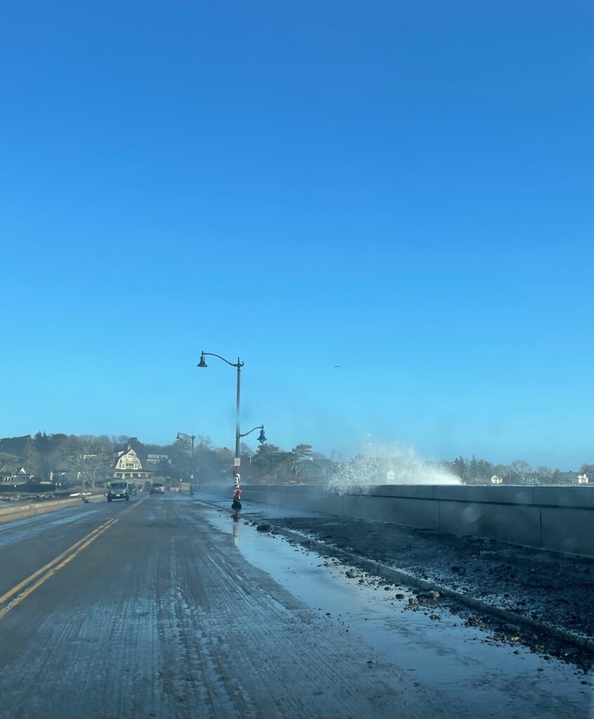 a road with snow on the side (MyCoast AI)
