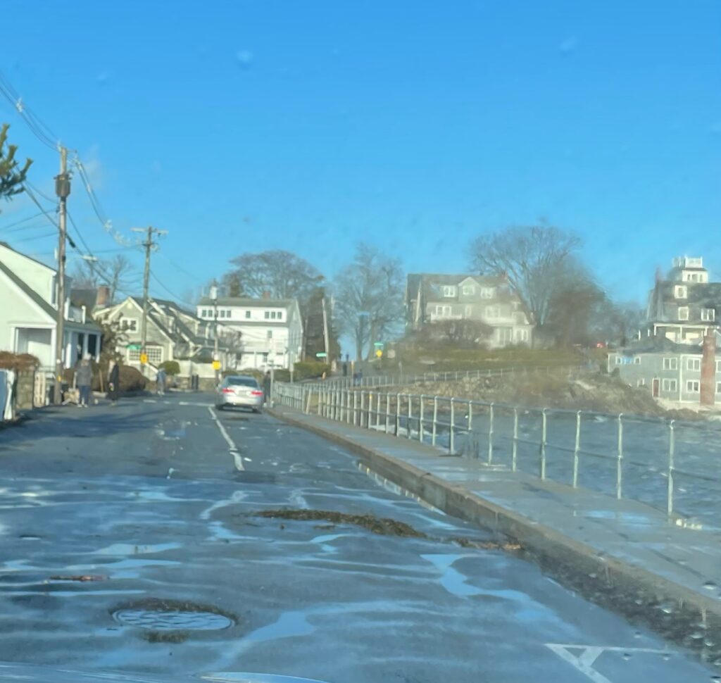 a road with snow on the side (MyCoast AI)