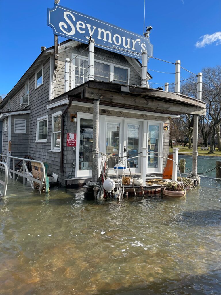 a building with a sign on it (MyCoast AI)