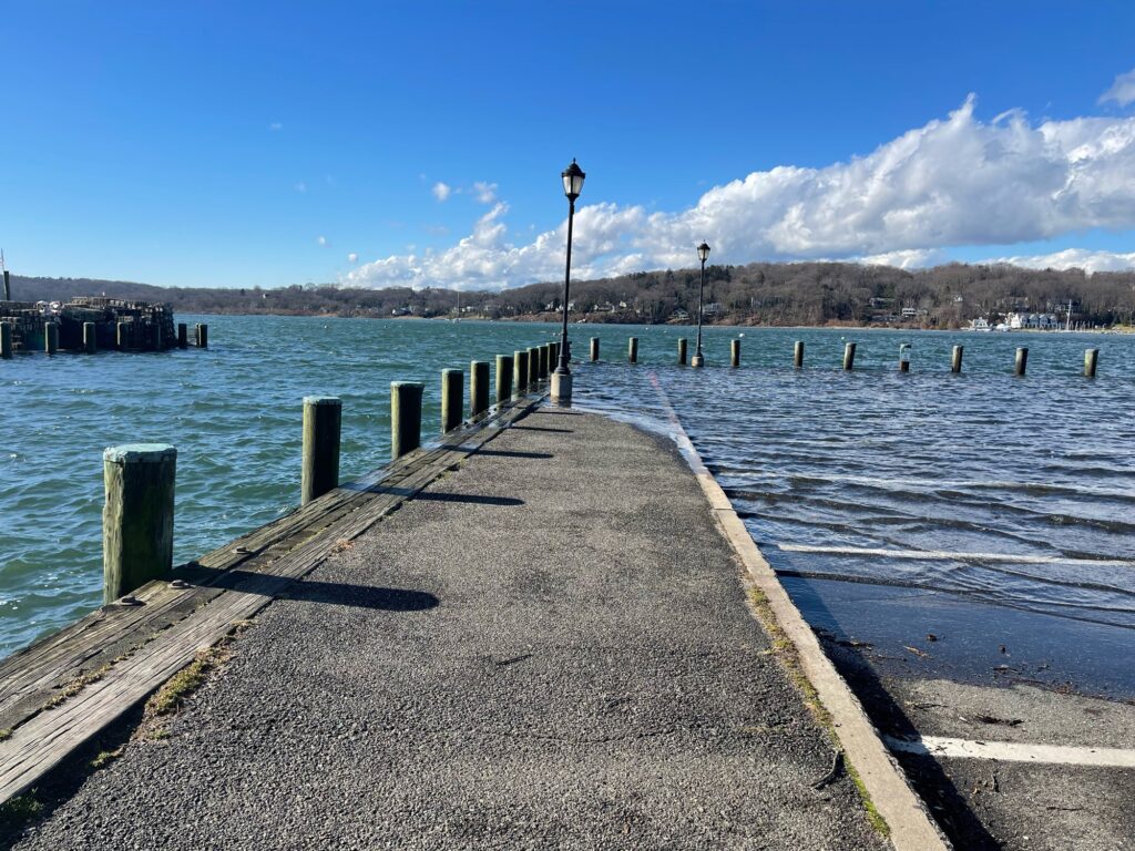 a walkway along a body of water (MyCoast AI)