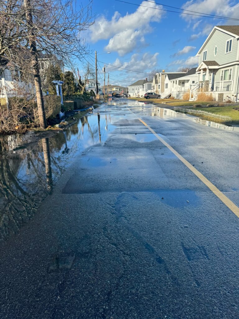 a road with houses along it (MyCoast AI)