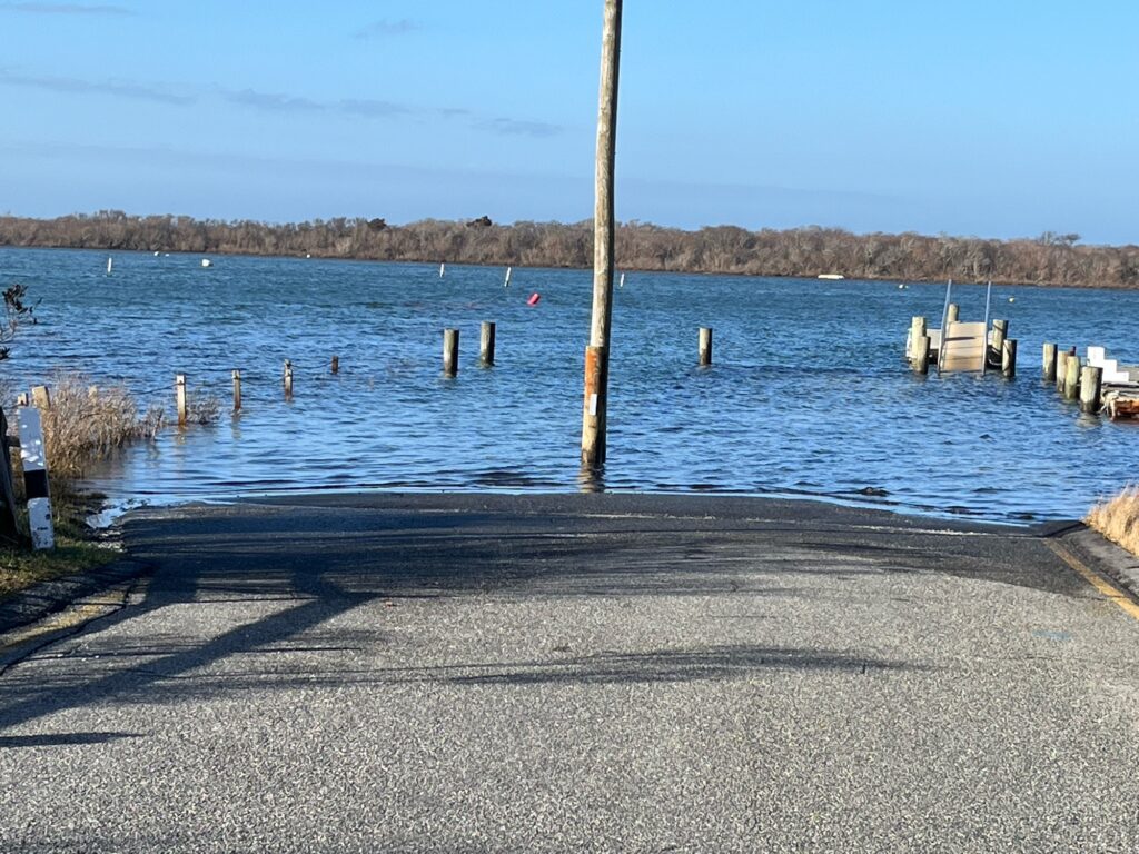 a dock in a lake (MyCoast AI)