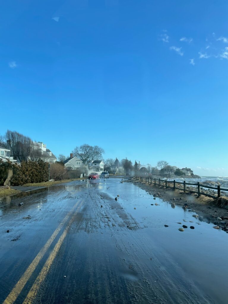 a road with snow on the side (MyCoast AI)