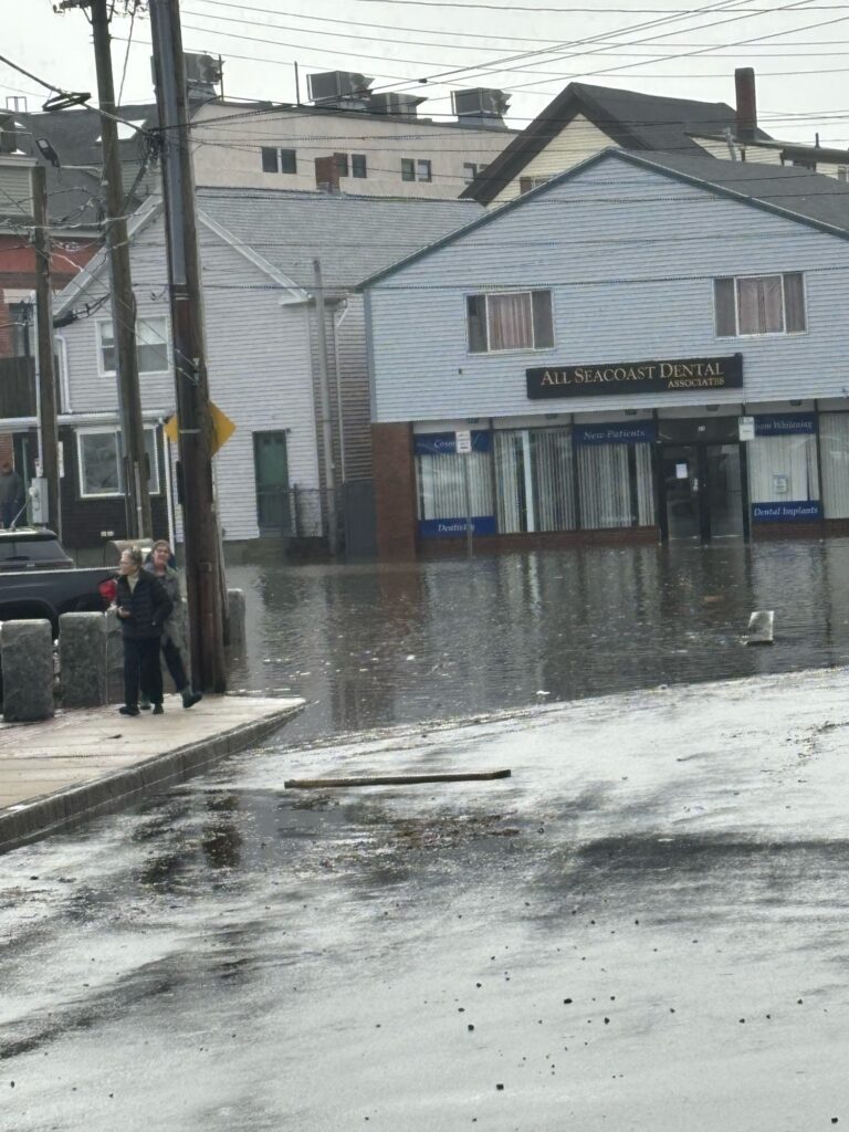 a person standing in the street (MyCoast AI)