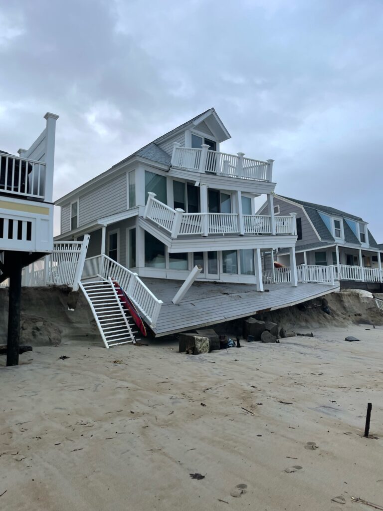 a house on a beach (MyCoast AI)