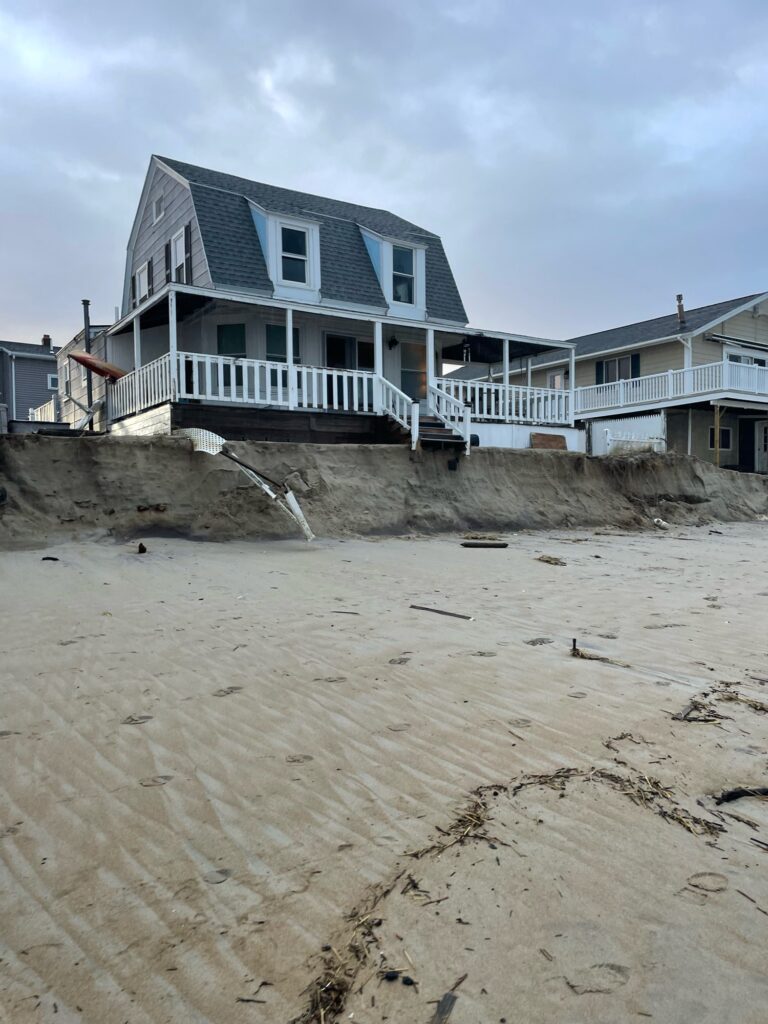 a house on a beach (MyCoast AI)