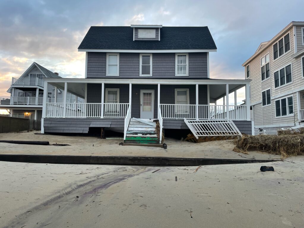 a house with a deck (MyCoast AI)