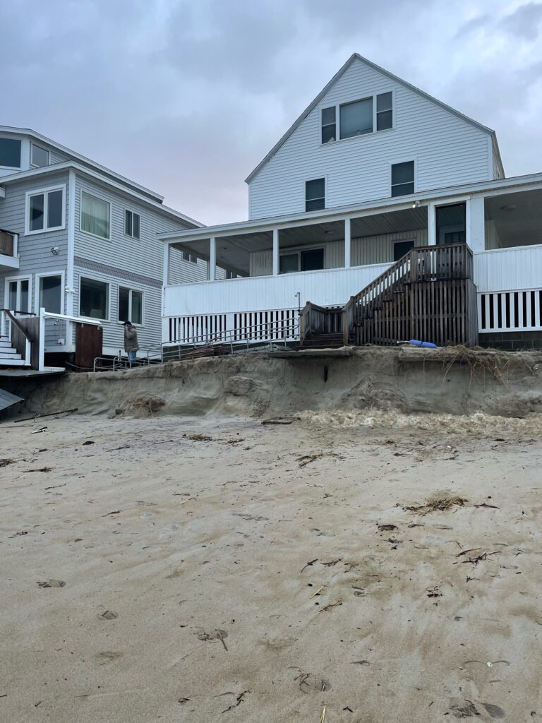 a beach with houses (MyCoast AI)