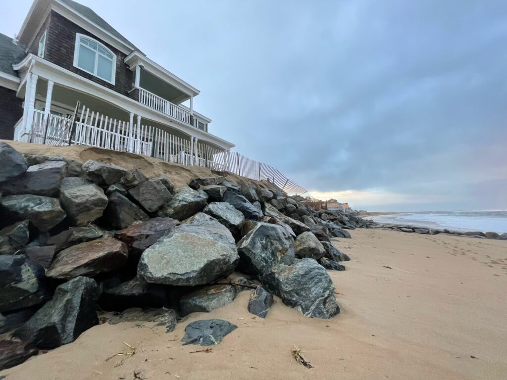 a house on a beach (MyCoast AI)