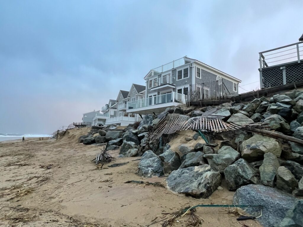 a building on a beach (MyCoast AI)
