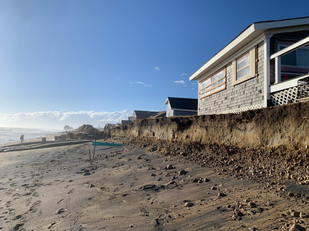a house on a beach (MyCoast AI)