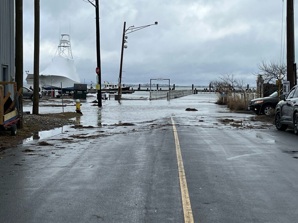 a road with a boat on it (MyCoast AI)