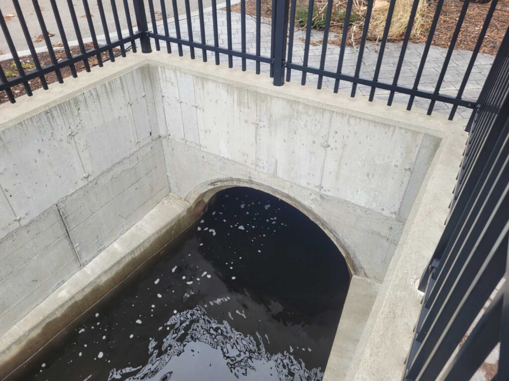 a water fountain with water coming out of it (MyCoast AI)