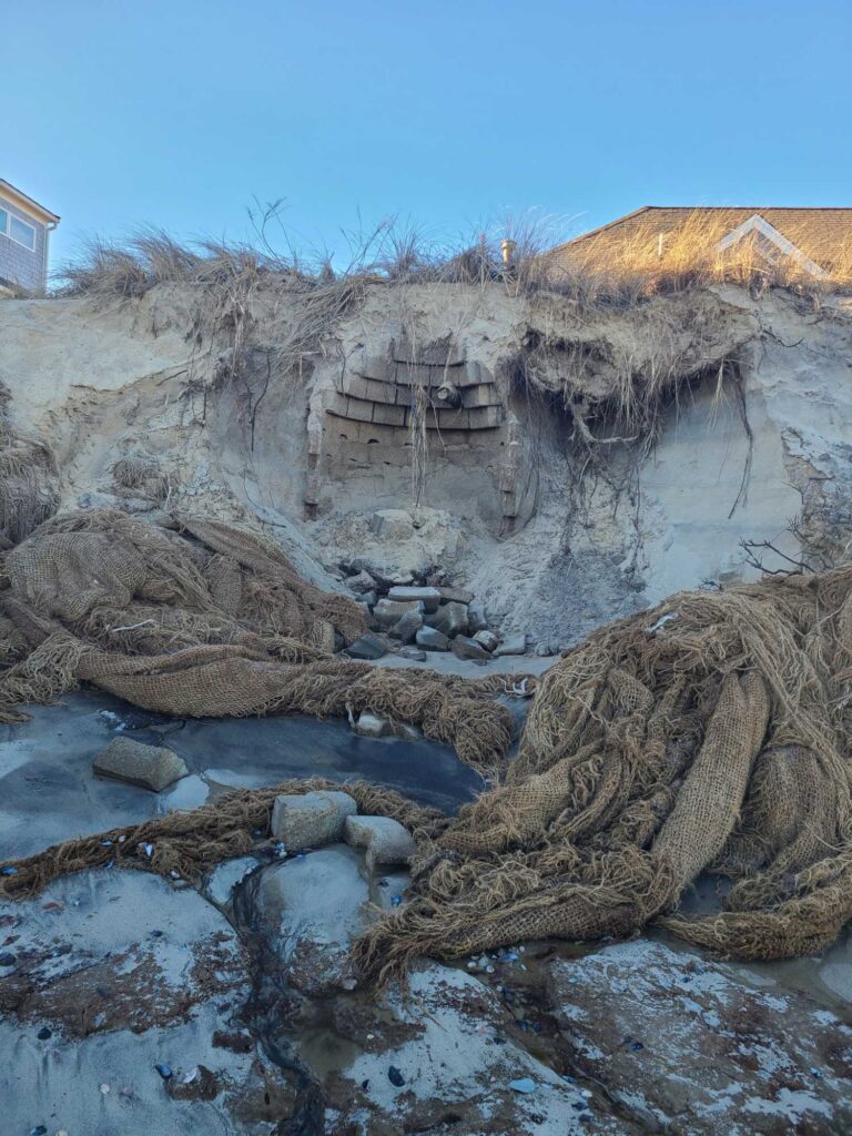 a large rock formation in a snowy place (MyCoast AI)
