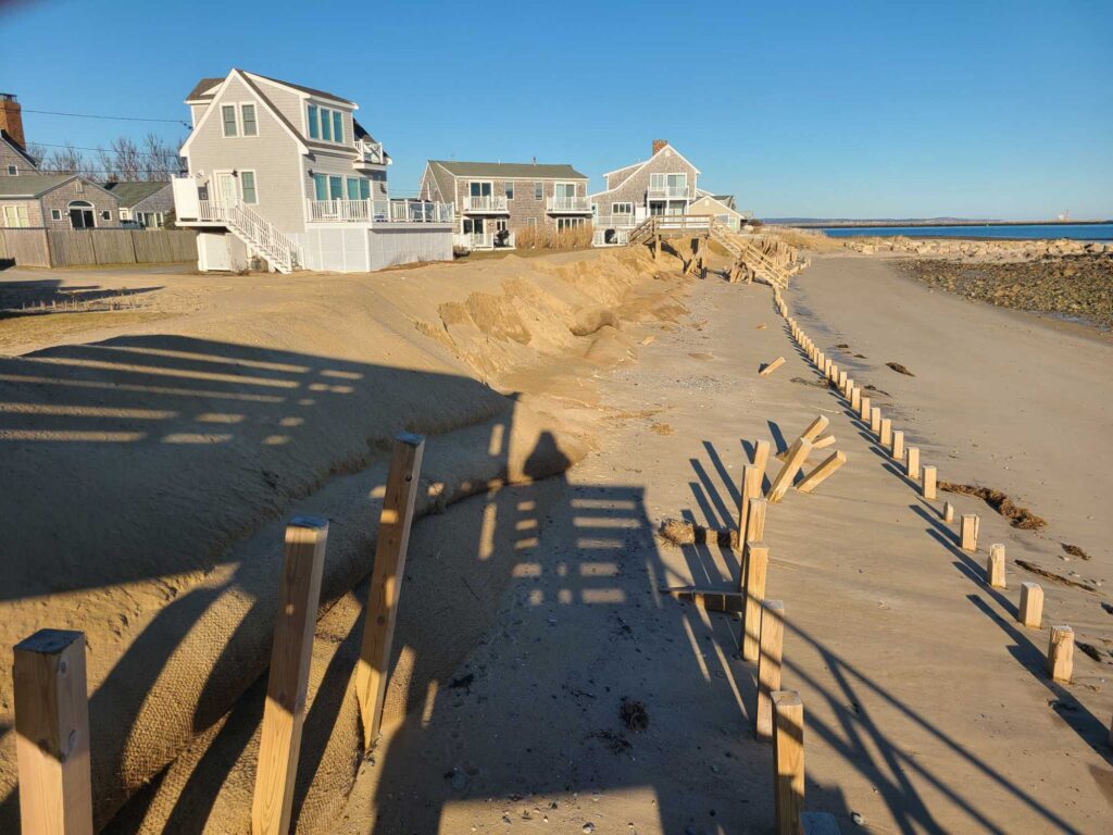 a road with houses along it (MyCoast AI)