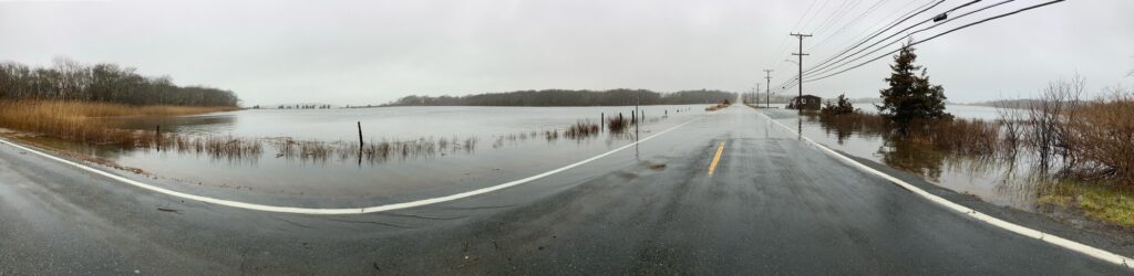 a road with water on the side (MyCoast AI)