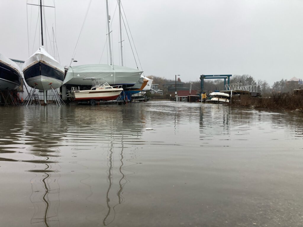 boats docked at a pier (MyCoast AI)