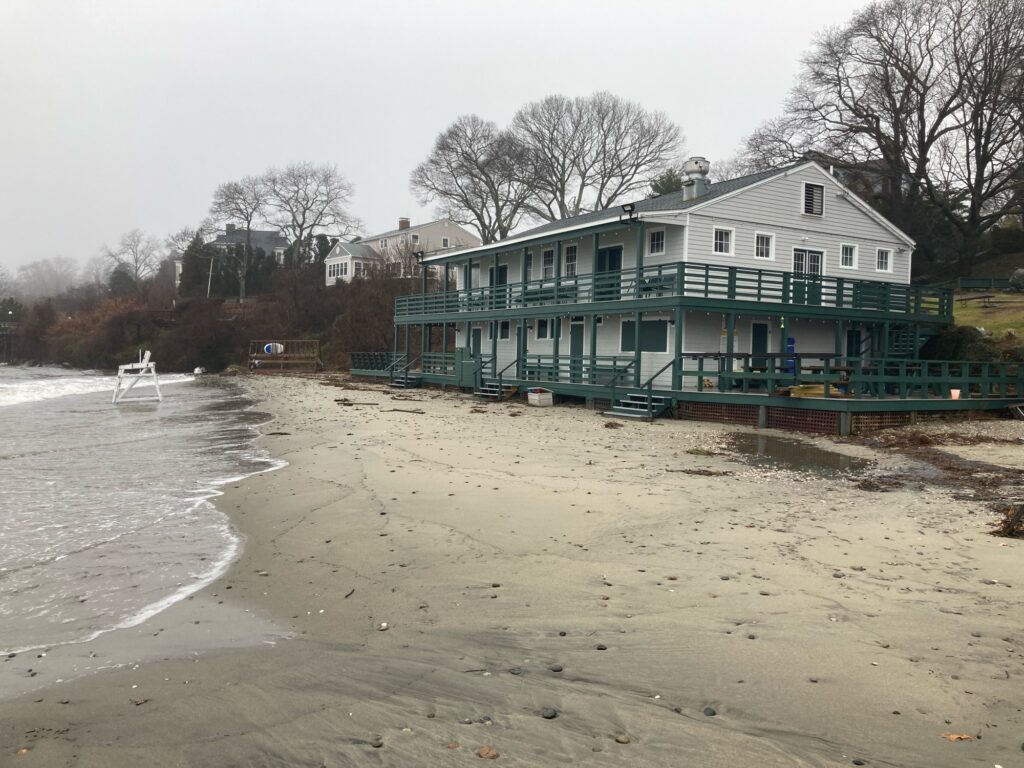 a building on a beach (MyCoast AI)
