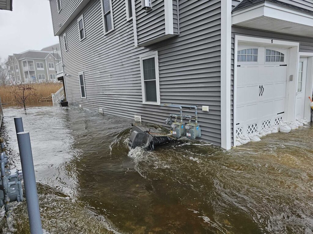 a house flooded by water (MyCoast AI)