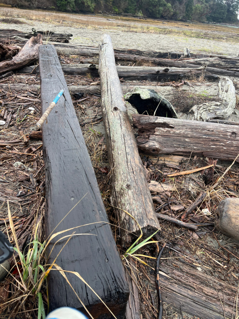 a wooden fence in a field (MyCoast AI)