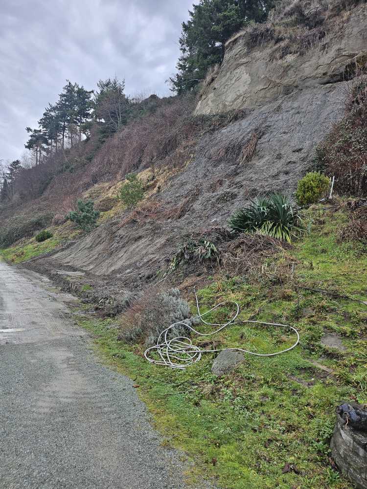 a road next to a mountain (MyCoast AI)