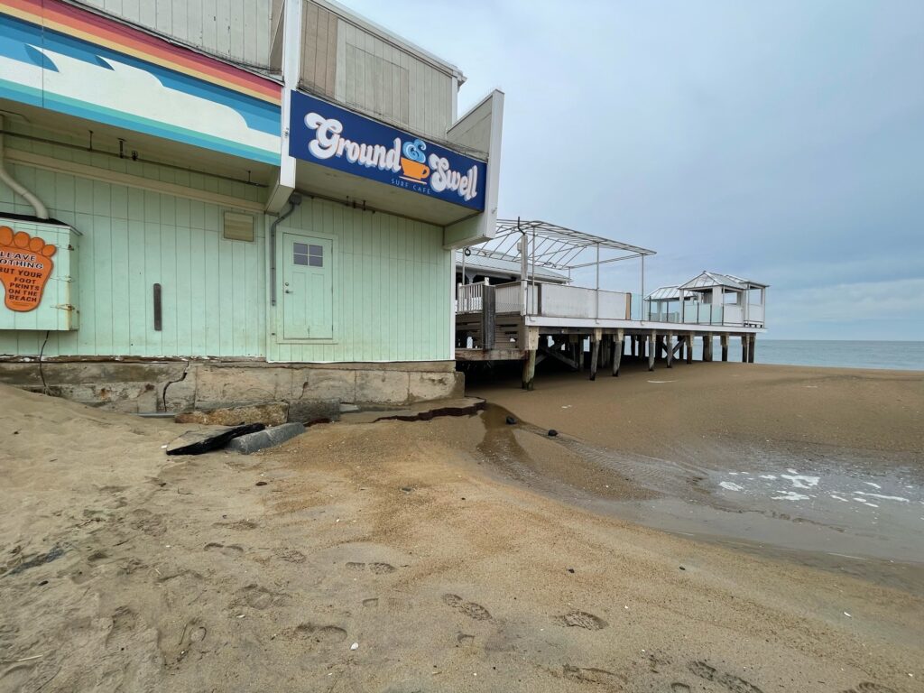 a building on the beach (MyCoast AI)
