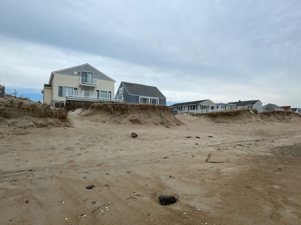a house on a beach (MyCoast AI)