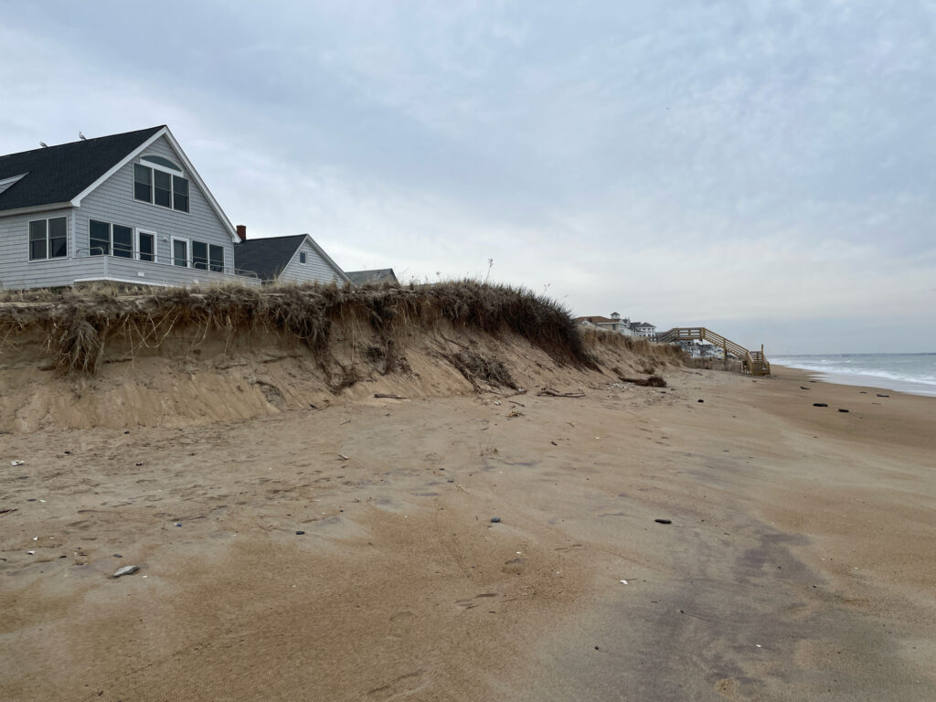 a house on a beach (MyCoast AI)