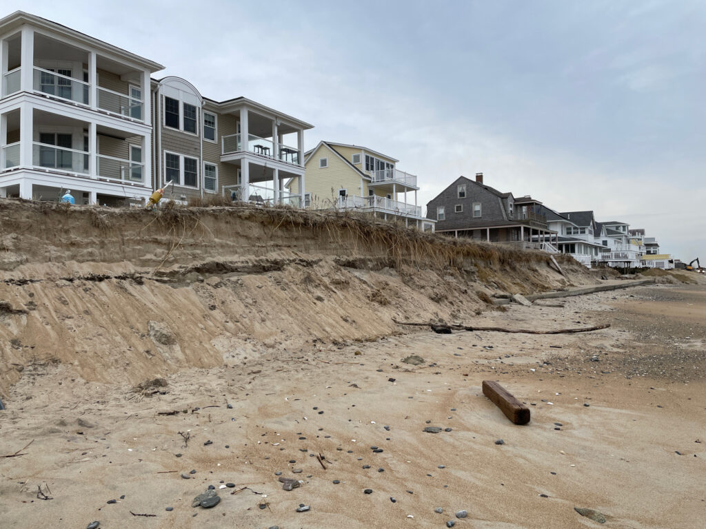 a beach with houses on it (MyCoast AI)