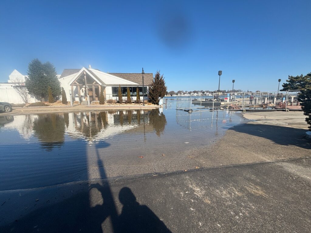 a body of water with buildings along it (MyCoast AI)