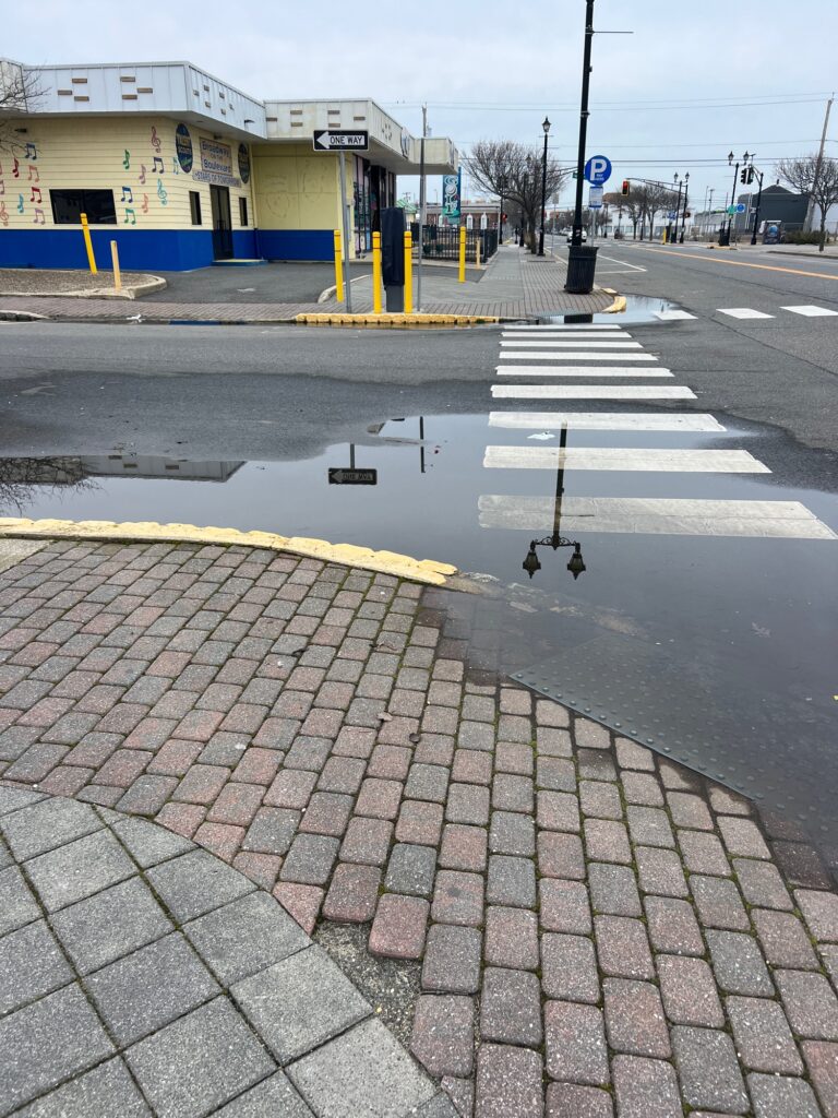 a crosswalk in a city (MyCoast AI)