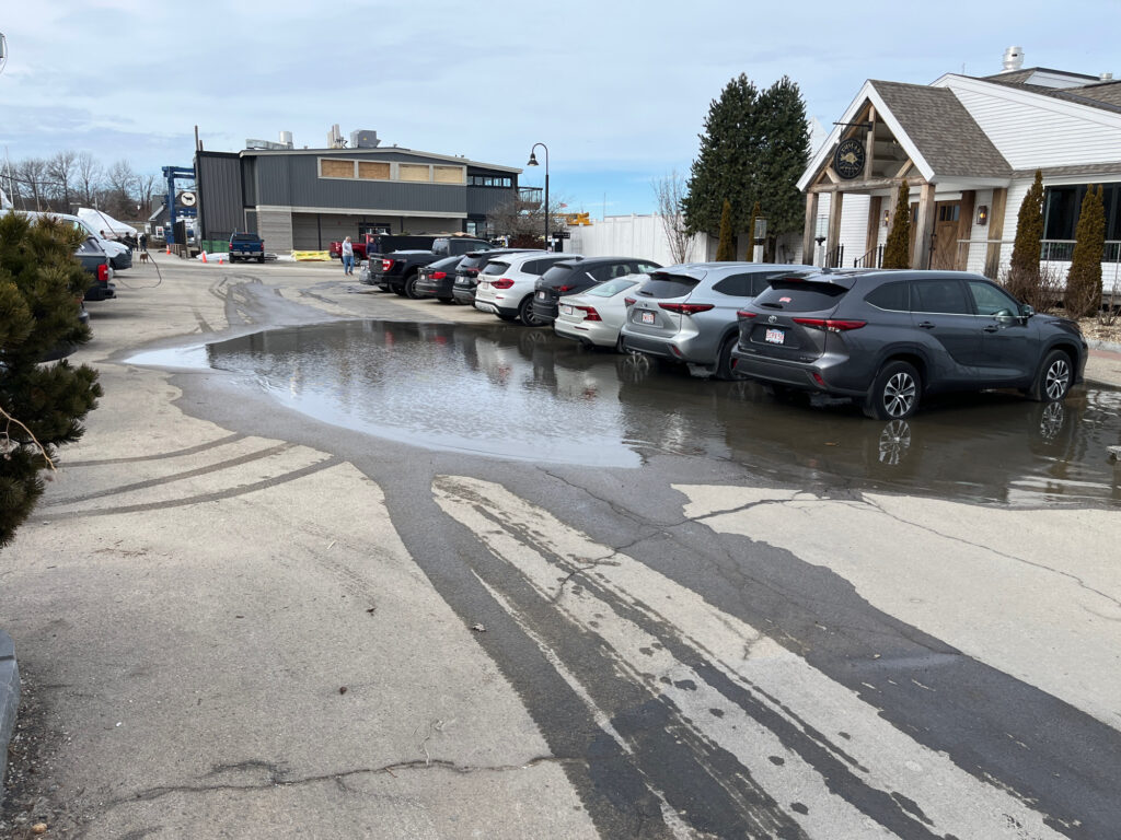 a parking lot with cars (MyCoast AI)