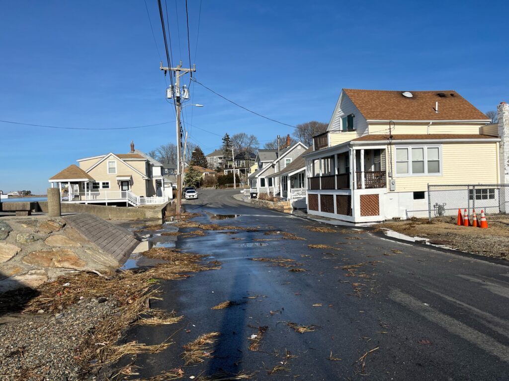 a road with houses along it (MyCoast AI)