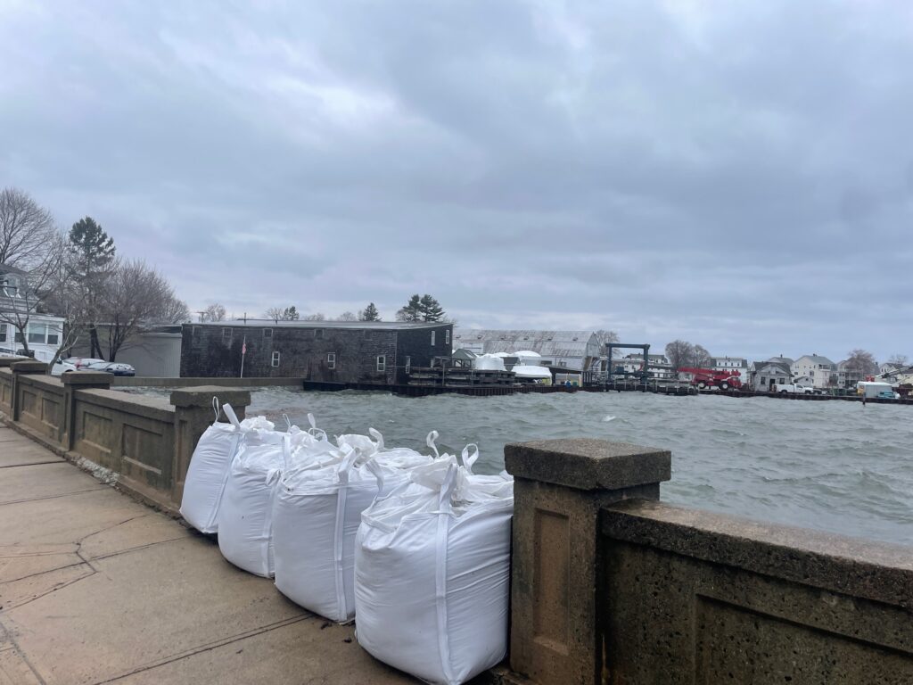 a group of bags on a dock (MyCoast AI)