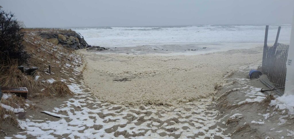a chair on a beach (MyCoast AI)