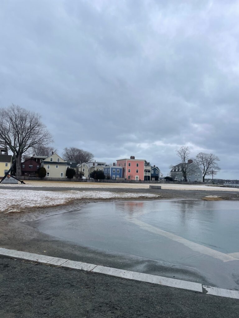 a body of water with houses along it (MyCoast AI)
