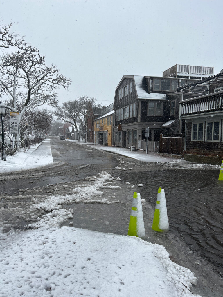 a road with snow on the side (MyCoast AI)