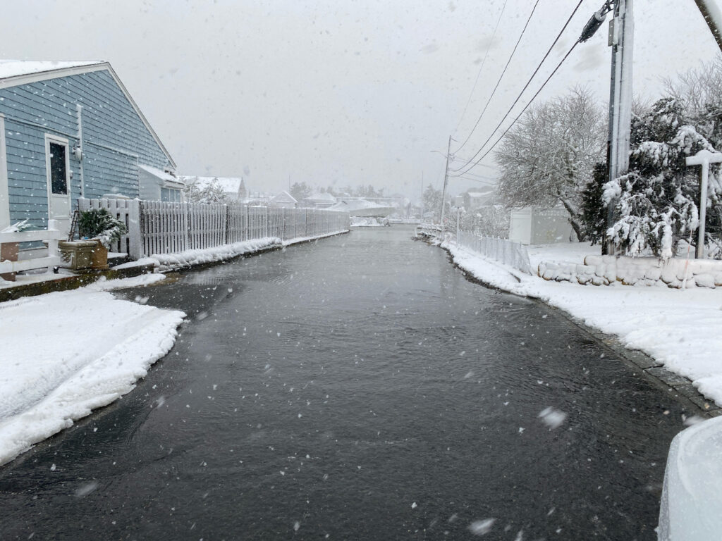 a road with snow on the side (MyCoast AI)