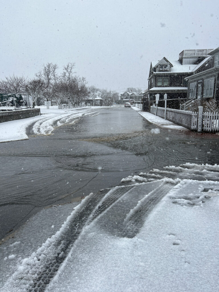 a road with snow on the side (MyCoast AI)