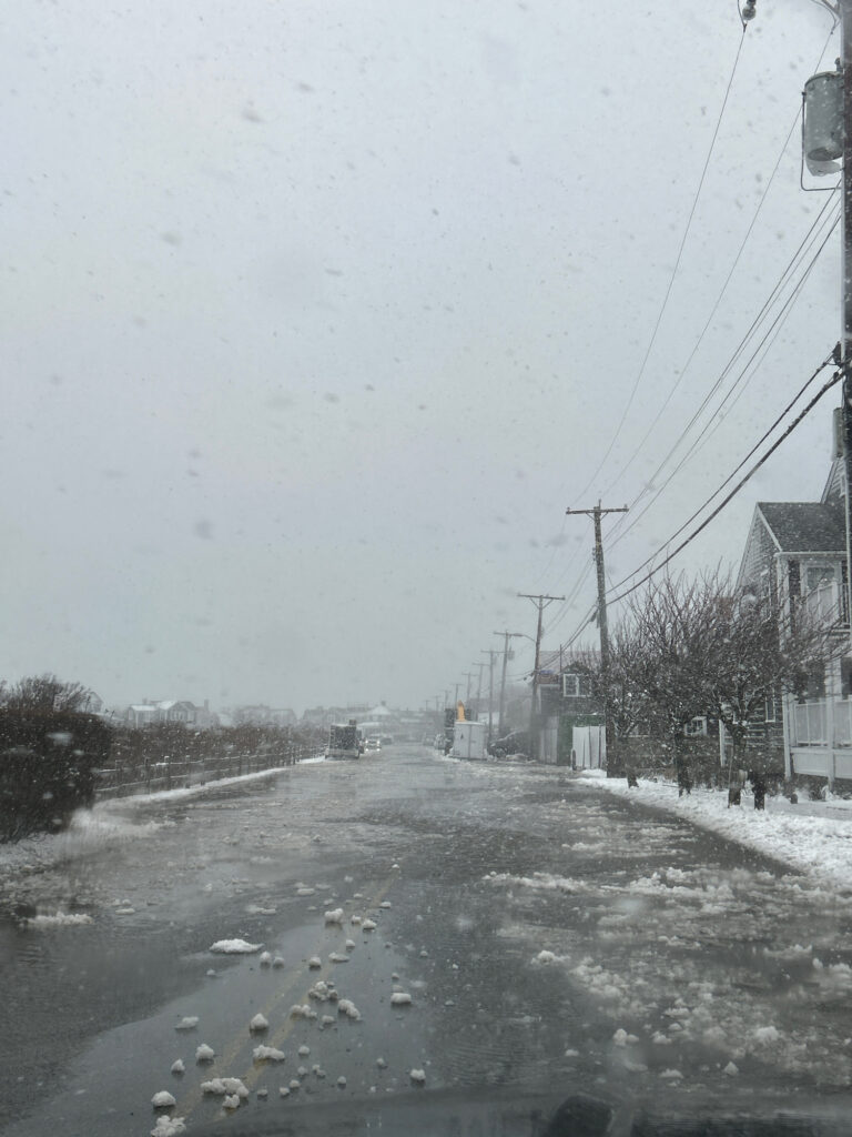 a road with snow on the side (MyCoast AI)