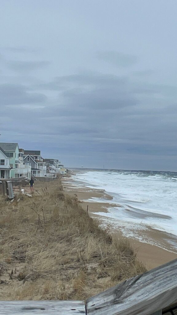 a beach with houses and a body of water (MyCoast AI)