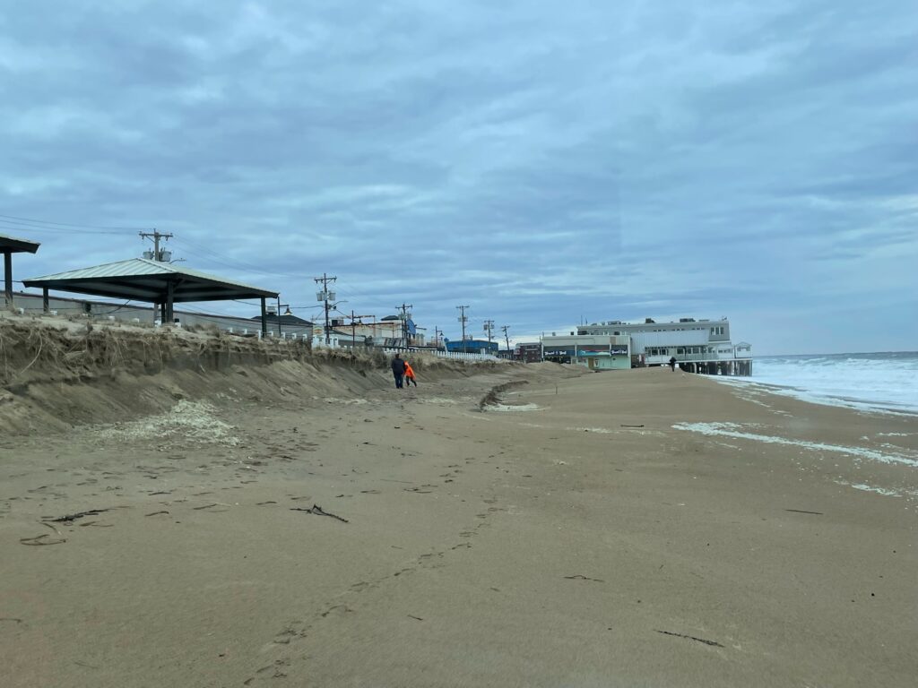 a person walking on a beach (MyCoast AI)