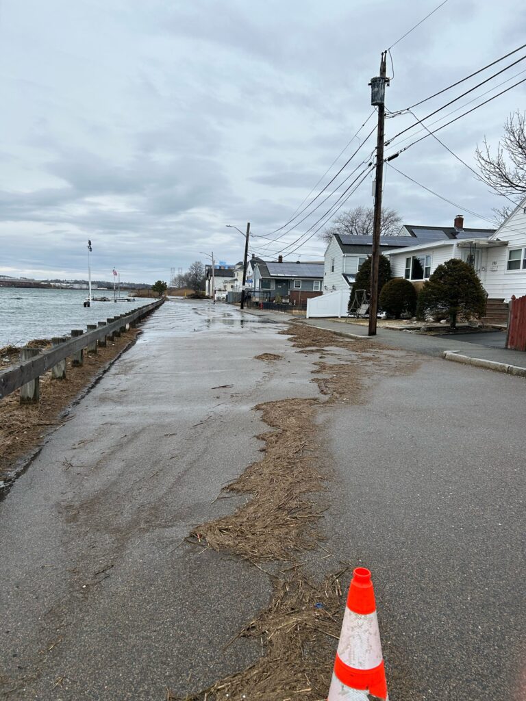 a road with water on the side (MyCoast AI)