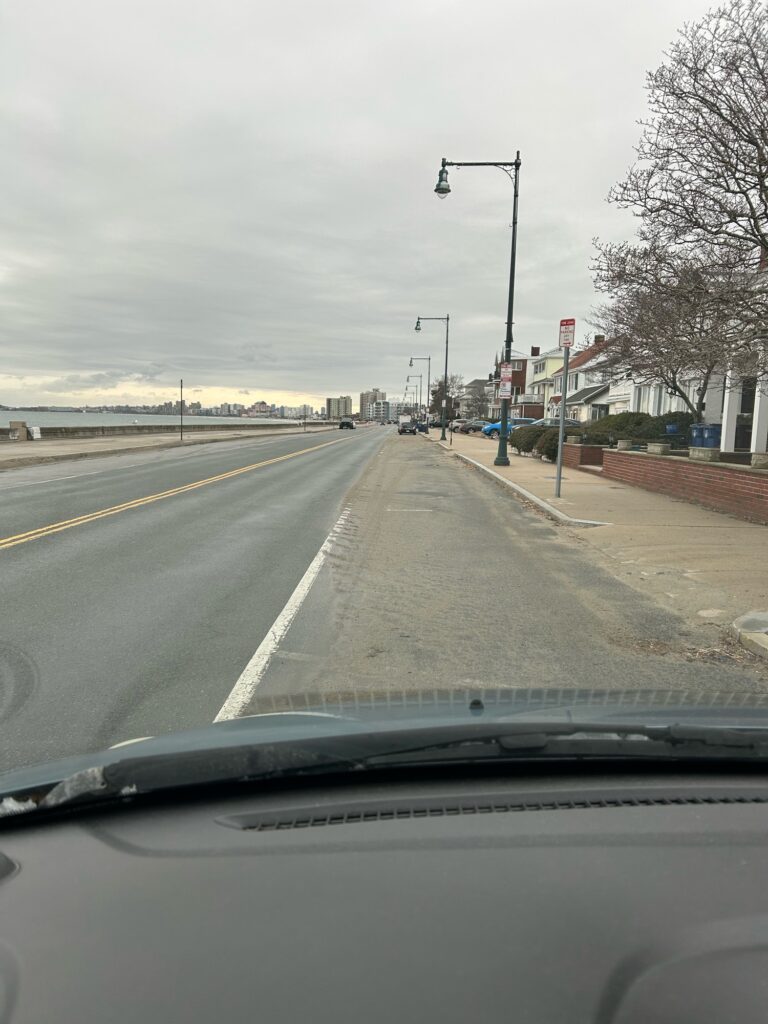a road with a car on it (MyCoast AI)